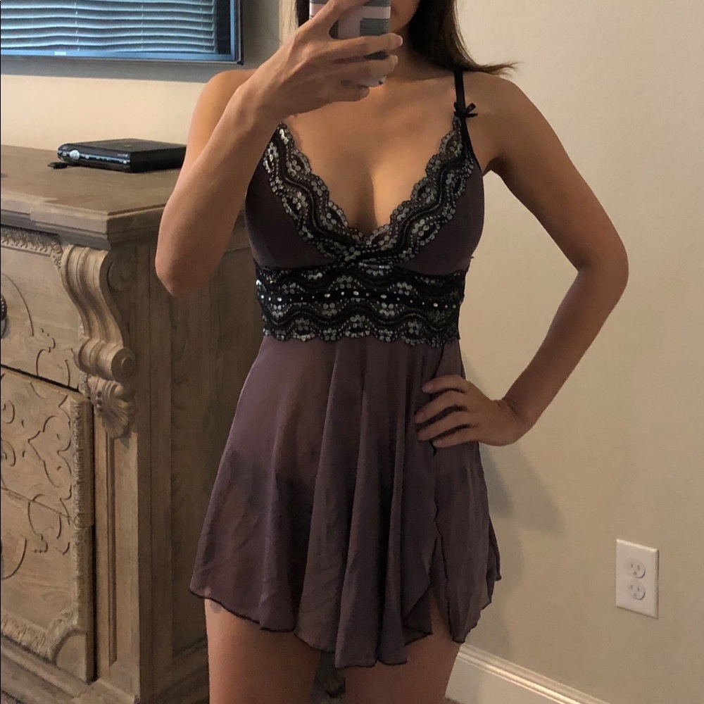 Purple babydoll size small